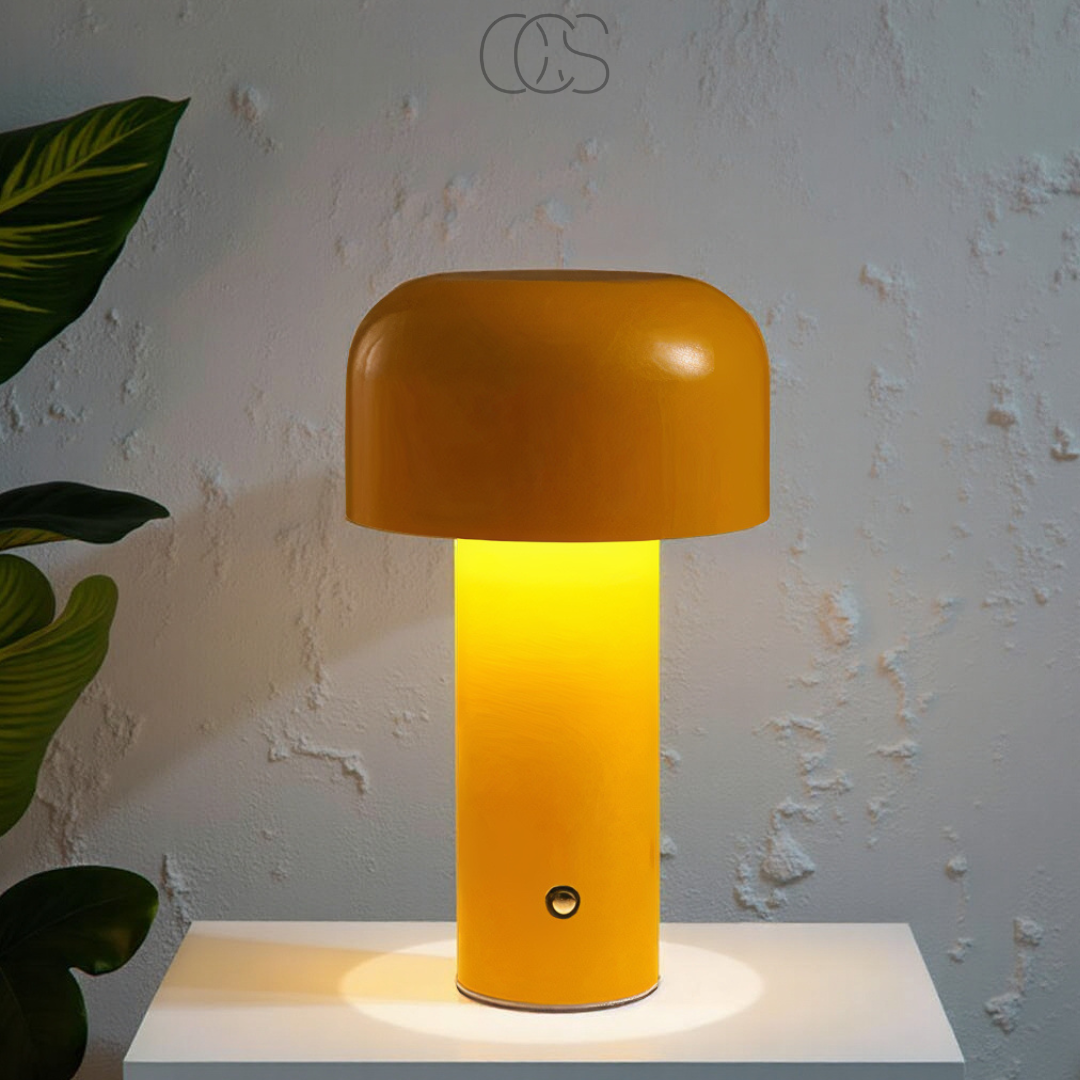 Retro-Tischlampe – kabellos, dimmbar & kann überall platziert werden | Orntli