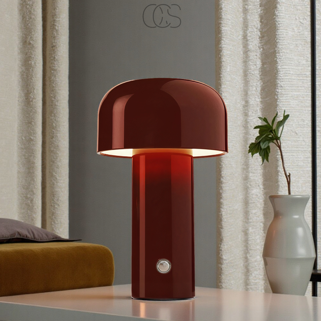 Retro-Tischlampe – kabellos, dimmbar & kann überall platziert werden | Orntli
