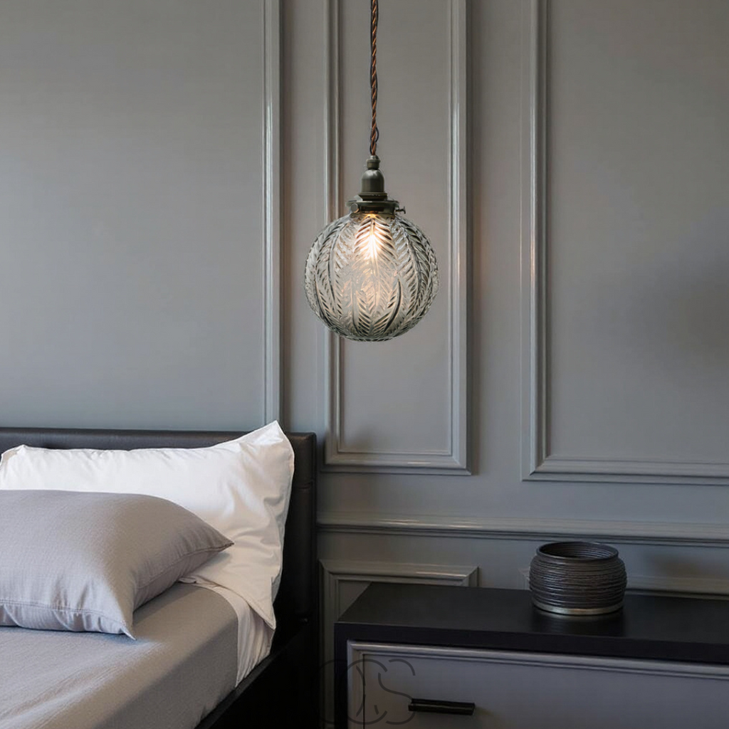 Round Pendant Lamp Glass - Smoke Color | Orntli