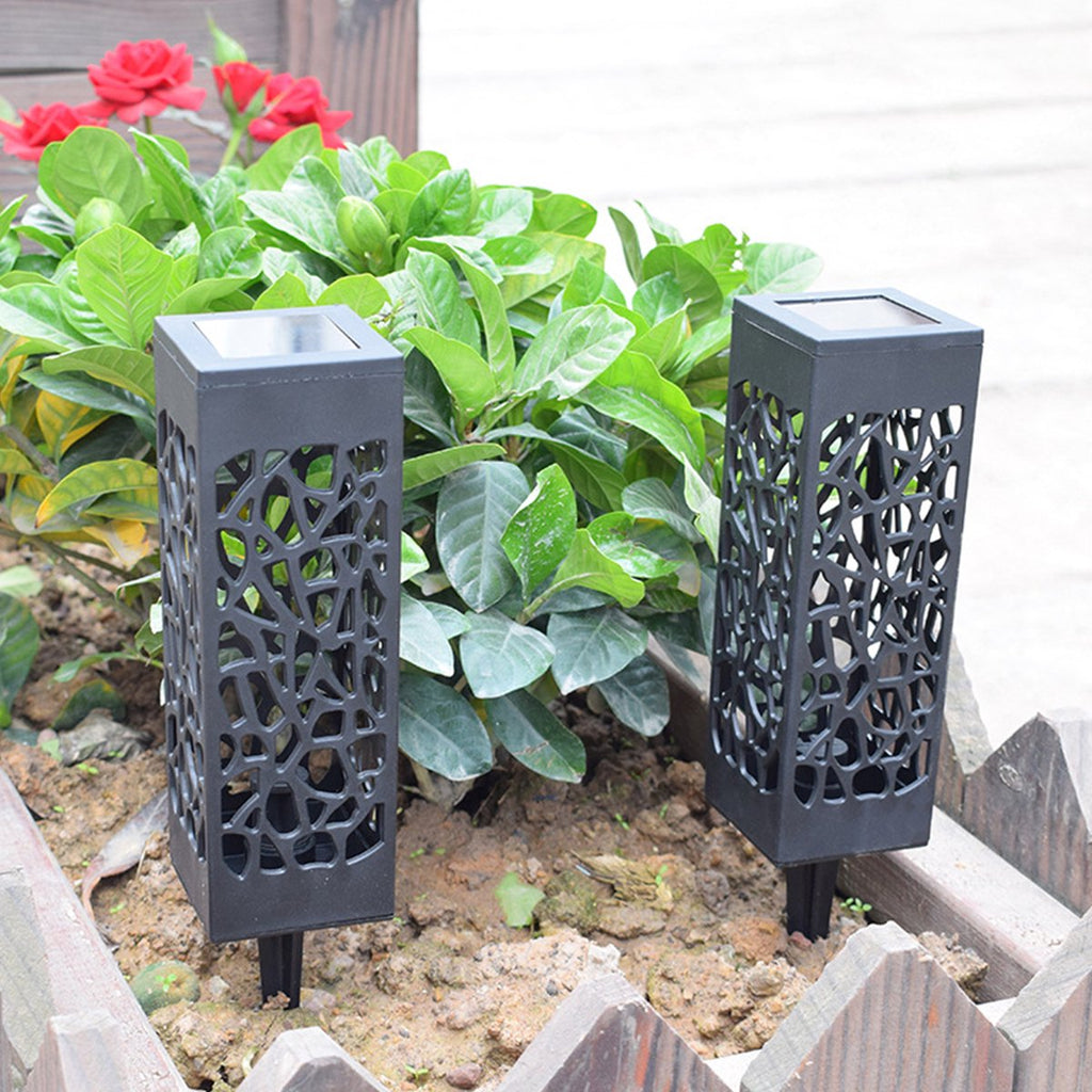 Poste de luz solar para jardín - Lámpara solar inalámbrica para exteriores | Orntli