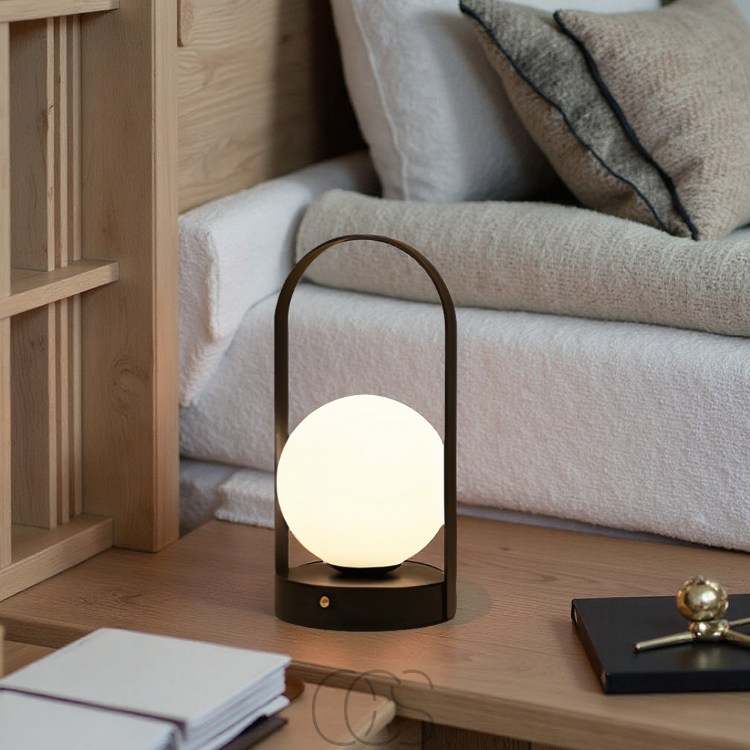 Lampada da tavolo sferica - Luce notturna LED wireless | Orntli