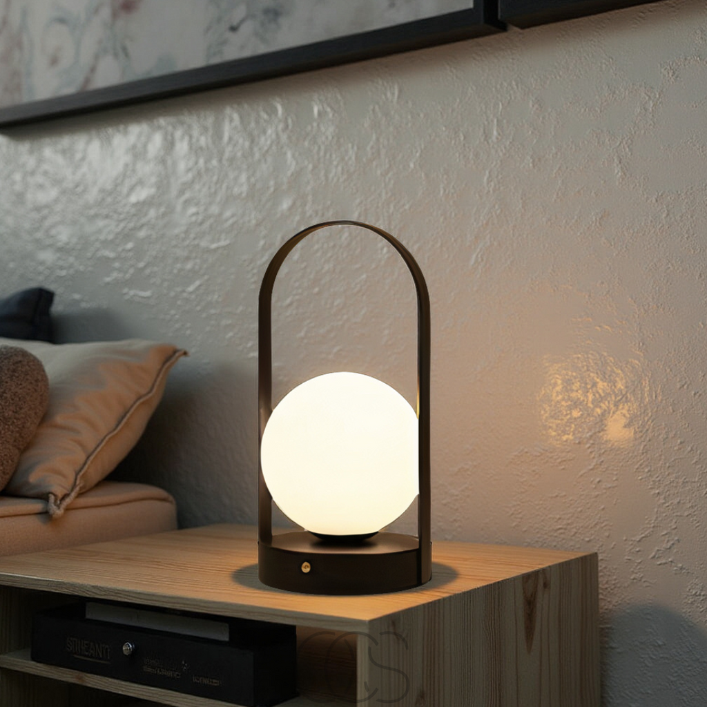Lampada da tavolo sferica - Luce notturna LED wireless | Orntli