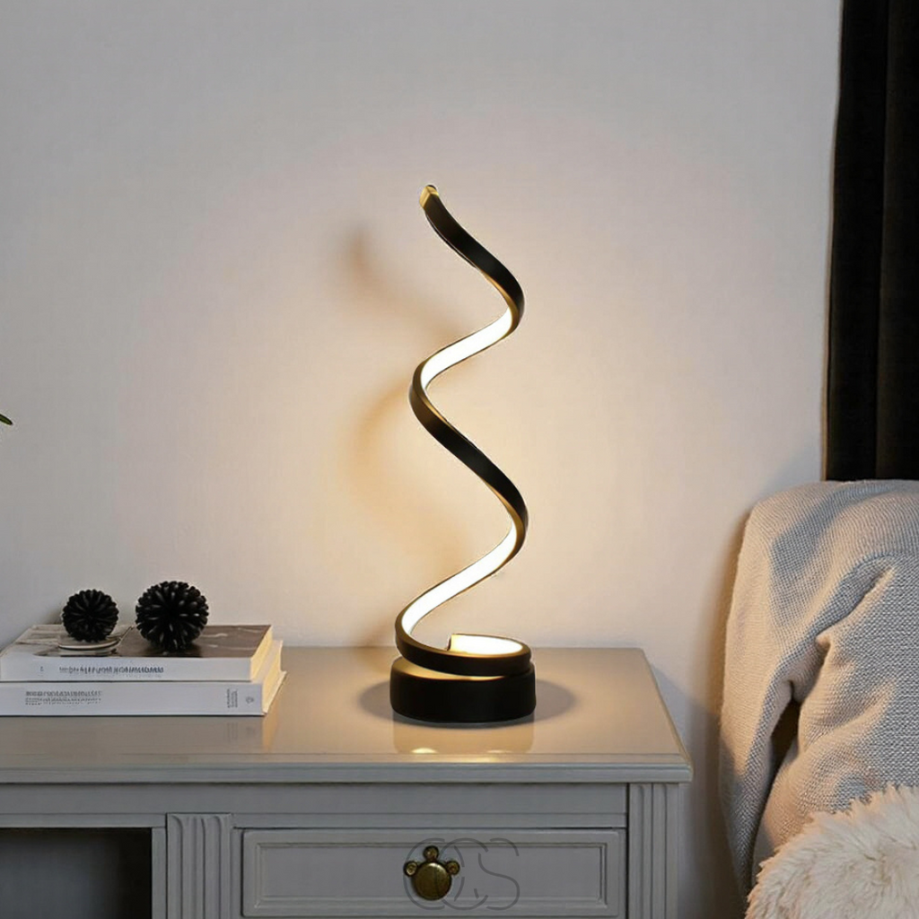 Spiral Lamp – modern design with 3 light colors & energy-efficient LED | Orntli