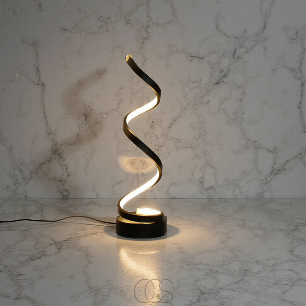 Spiral Lamp – modern design with 3 light colors & energy-efficient LED | Orntli