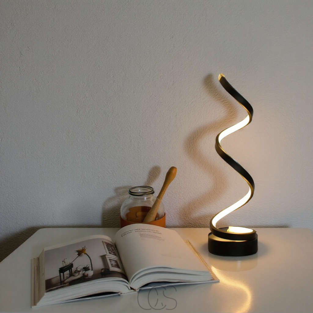Spiral Lamp – modern design with 3 light colors & energy-efficient LED | Orntli