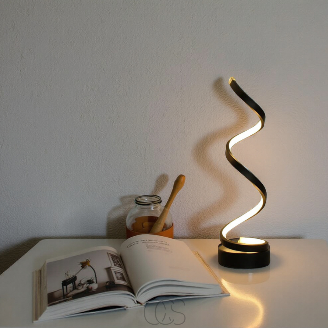 Spiral Lamp – modern design with 3 light colors & energy-efficient LED | Orntli