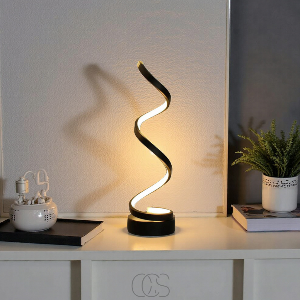 Spiral Lamp – modern design with 3 light colors & energy-efficient LED | Orntli