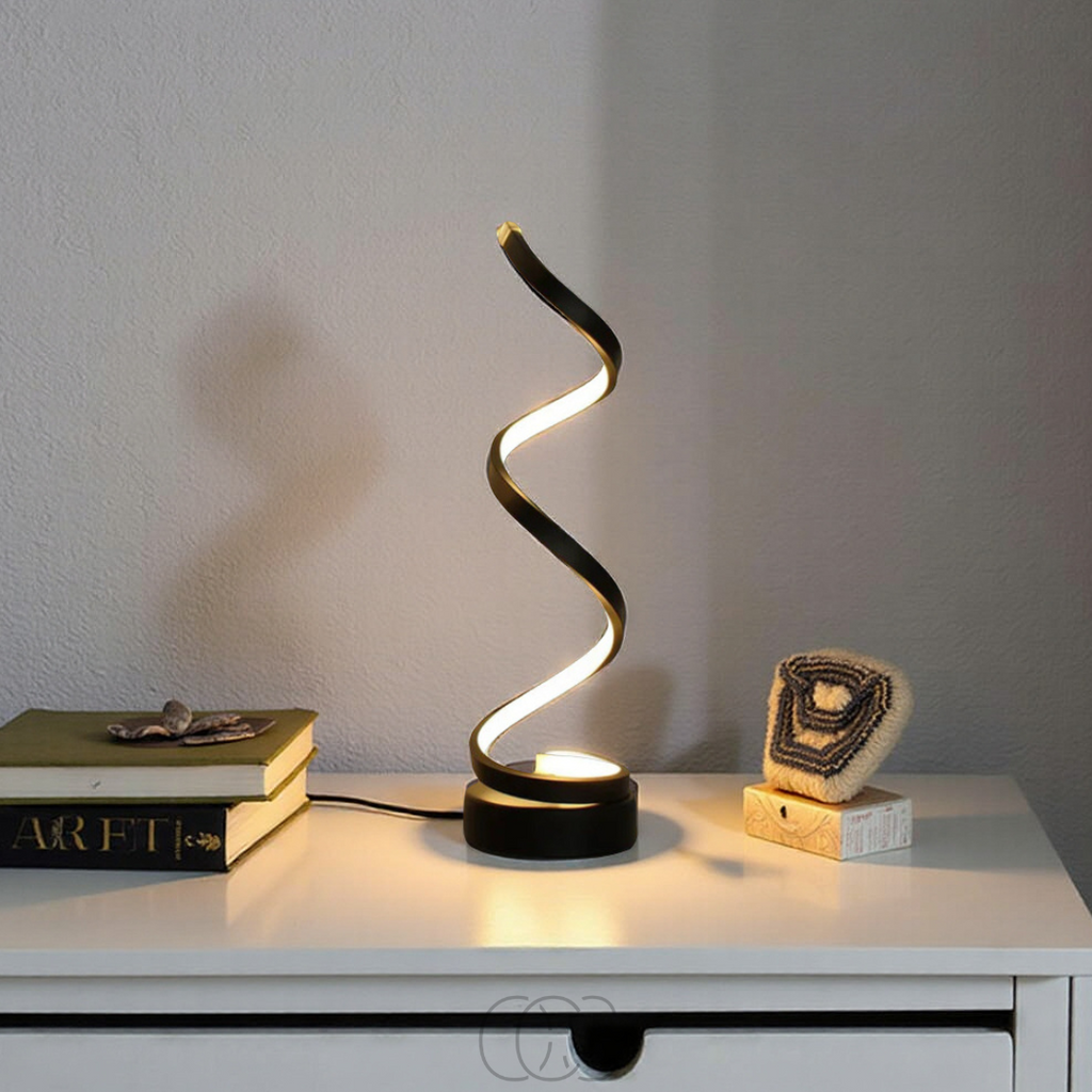 Spiral Lamp – modern design with 3 light colors & energy-efficient LED | Orntli