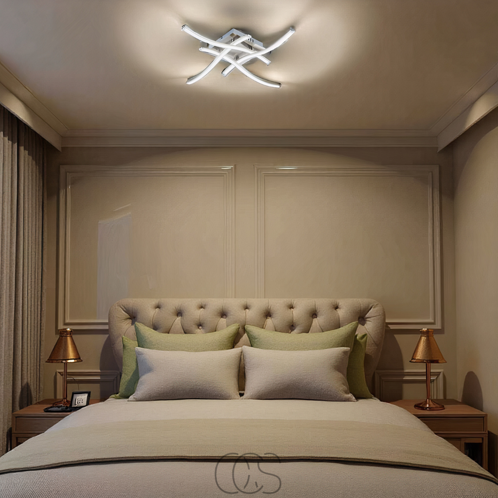 Quadratische LED-Deckenleuchte | Orntli