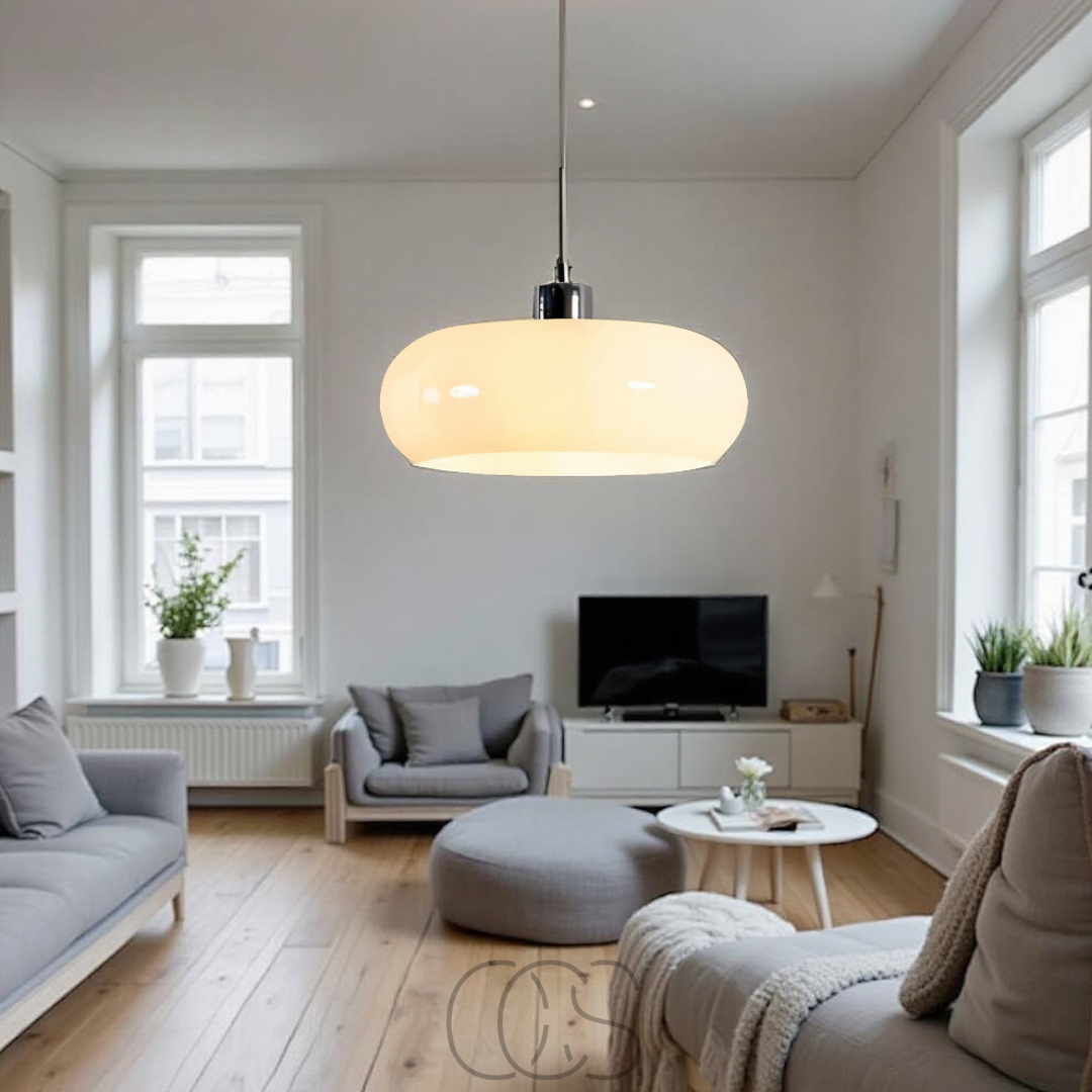 Orntli – Nordische Retro-Hängeleuchte - mundgeblasenes Glas & skandinavisches Design | Orntli
