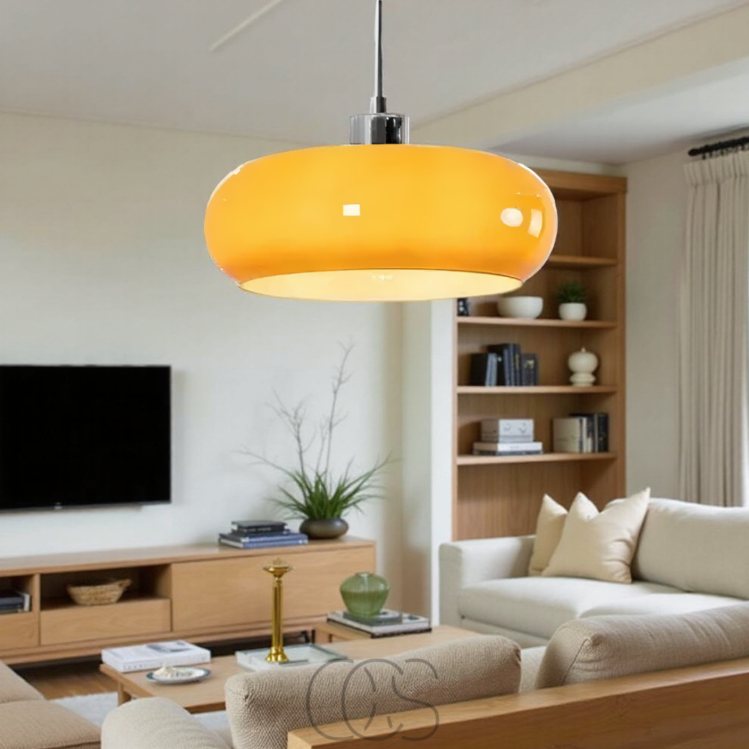 Orntli – Nordische Retro-Hängeleuchte - mundgeblasenes Glas & skandinavisches Design | Orntli