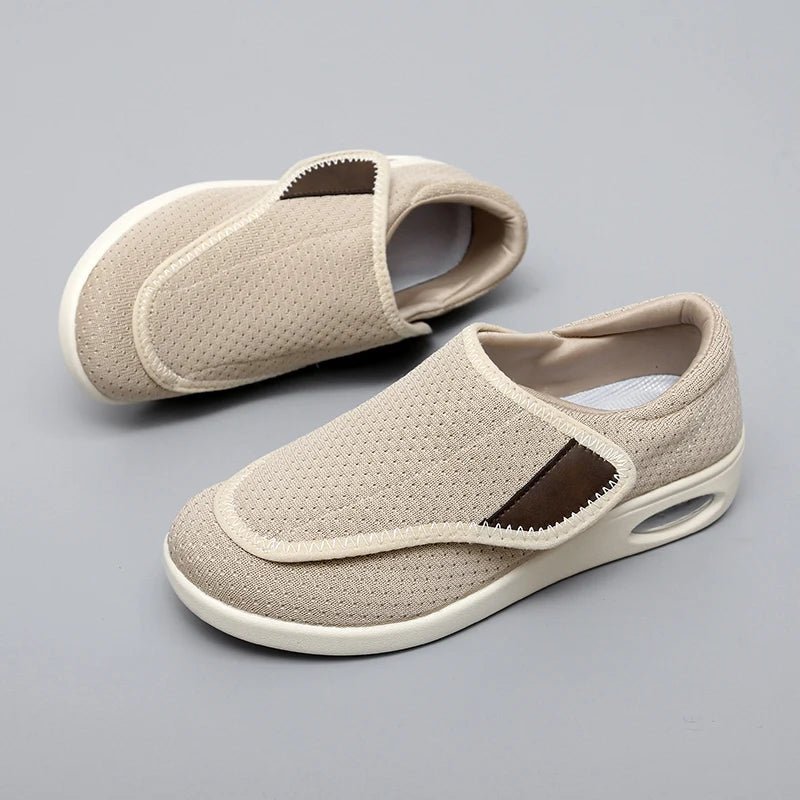 NovaStride Diabetic Walking Shoes for Wide Feet With Adjustable Orthopedic Support