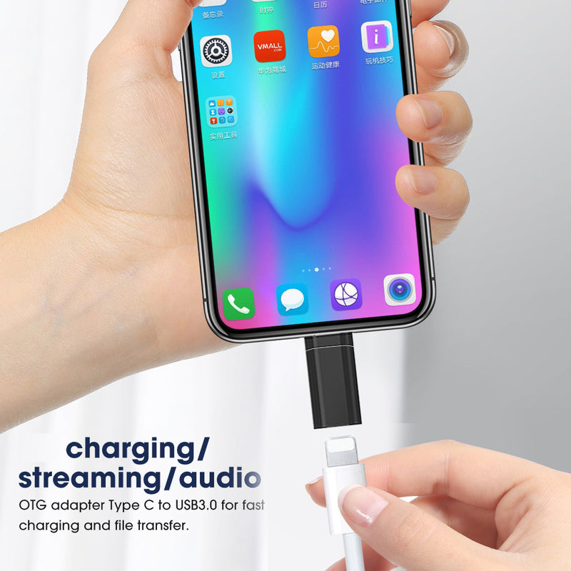 OTG Type-C To USB 3.0 And iOS Compatible Connector For Devices
