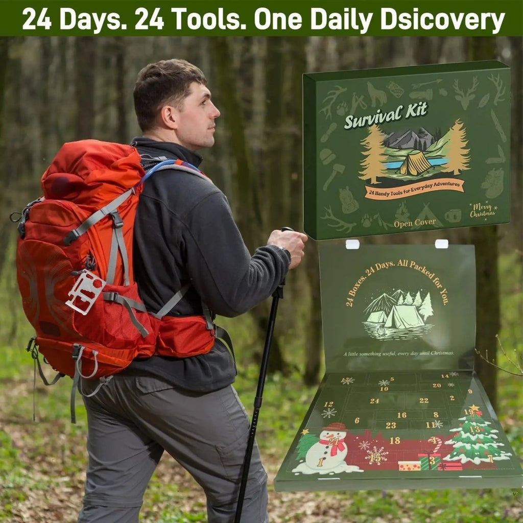 Calendar de Advent TrailForge 2025 pentru supraviețuire, pentru exploratori: 24 de zile cu unelte pentru activități în aer liber