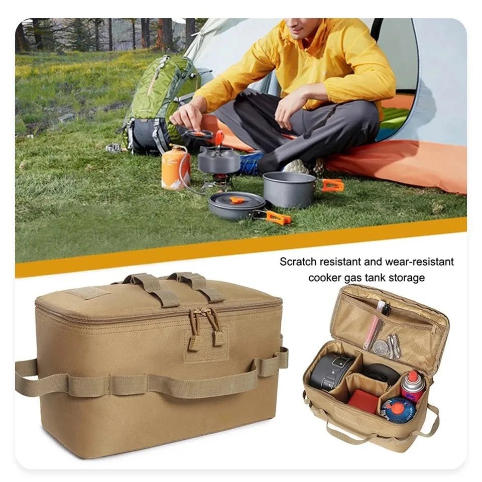 TrailNest geräumige und strapazierfähige Outdoor-Aufbewahrungstasche aus Oxford-Gewebe fürs Camping
