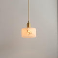 Brio cylindrisk pendellampe i alabaster