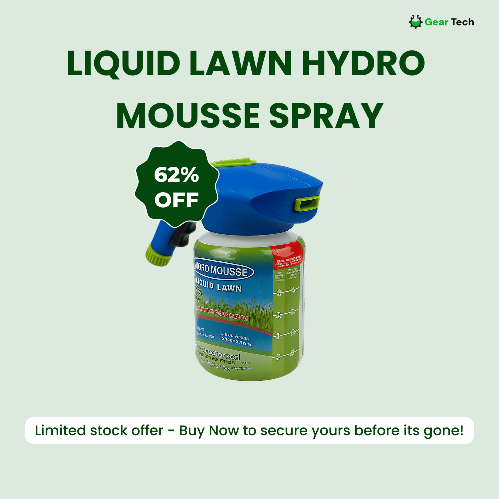 LawnNova Hydro Mousse Semburan Benih Rumput Untuk Rumput Berlapis dan Kawasan Laluan Tinggi