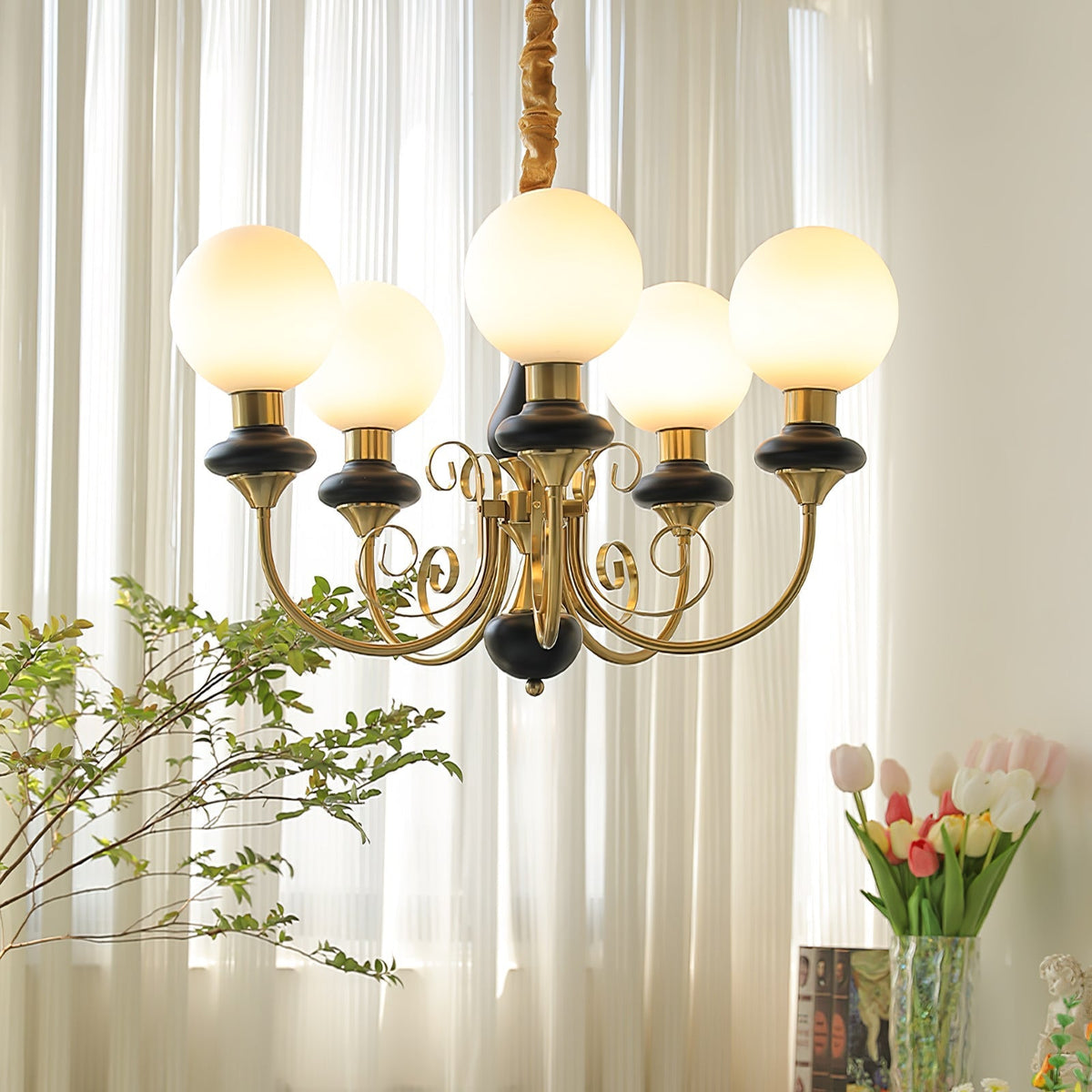 Onyx-Kronleuchter — Modell VKL-1006