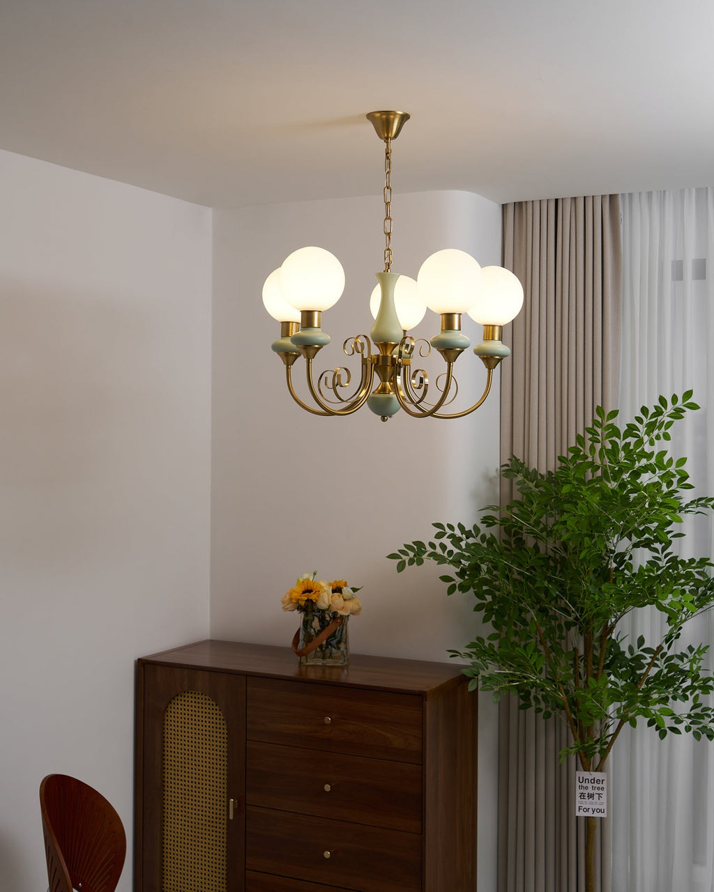 Onyx-Kronleuchter — Modell VKL-1006