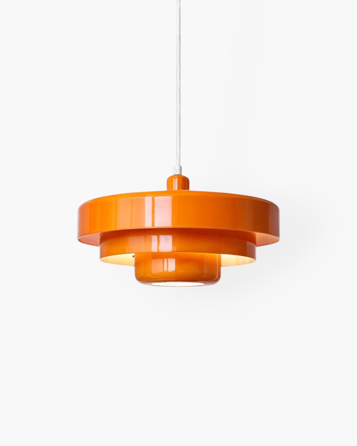 Marinelle | Retro-Style Orange Pendant Light With a Bold Modern Twist | Orntli