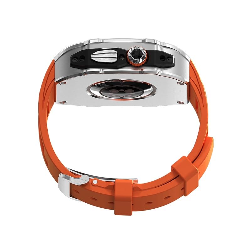 RM Vanguard Serie - Fluorkautschukband Edelstahlgehäuse für Apple Watch Ultra