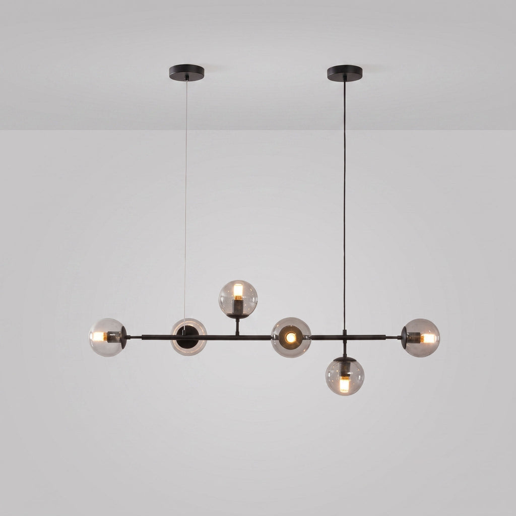 Minimalistische modulaire bolvormige kroonluchter