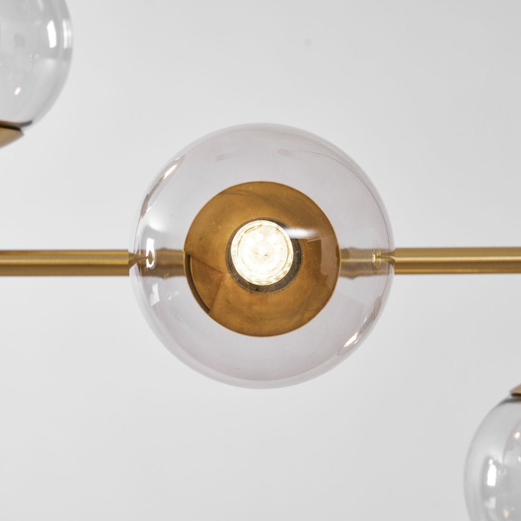 Minimalistische modulaire bolvormige kroonluchter