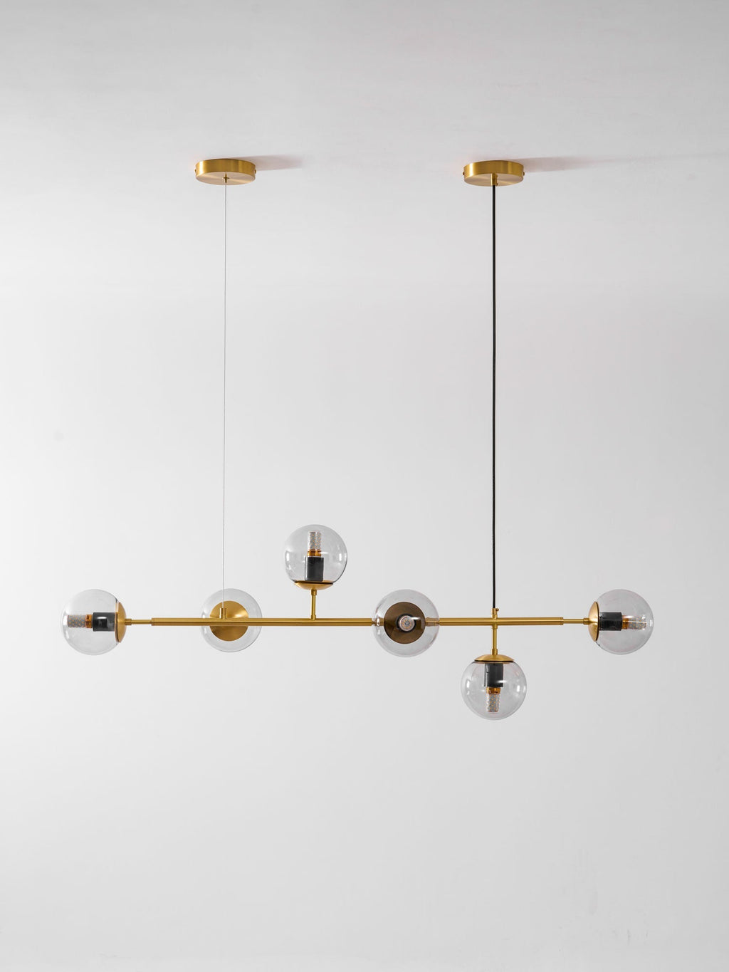 Minimalistische modulaire bolvormige kroonluchter
