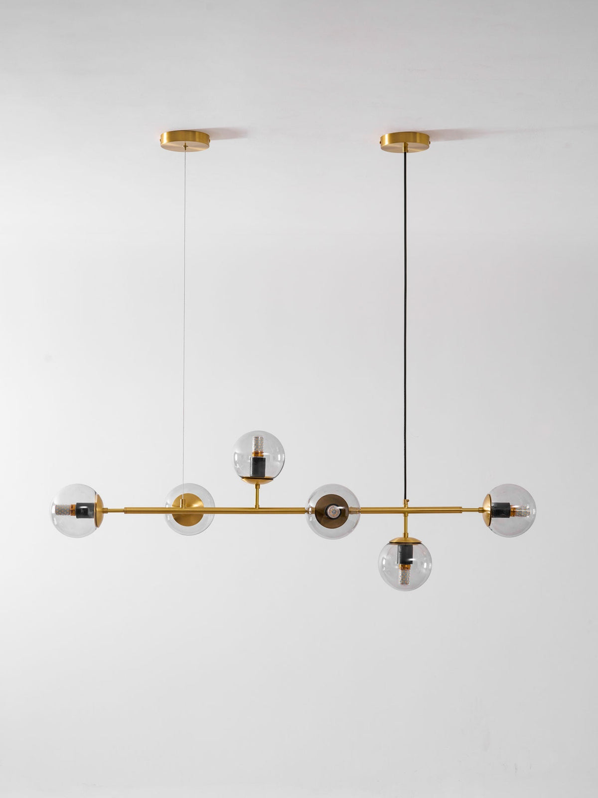 Minimalistische modulaire bolvormige kroonluchter