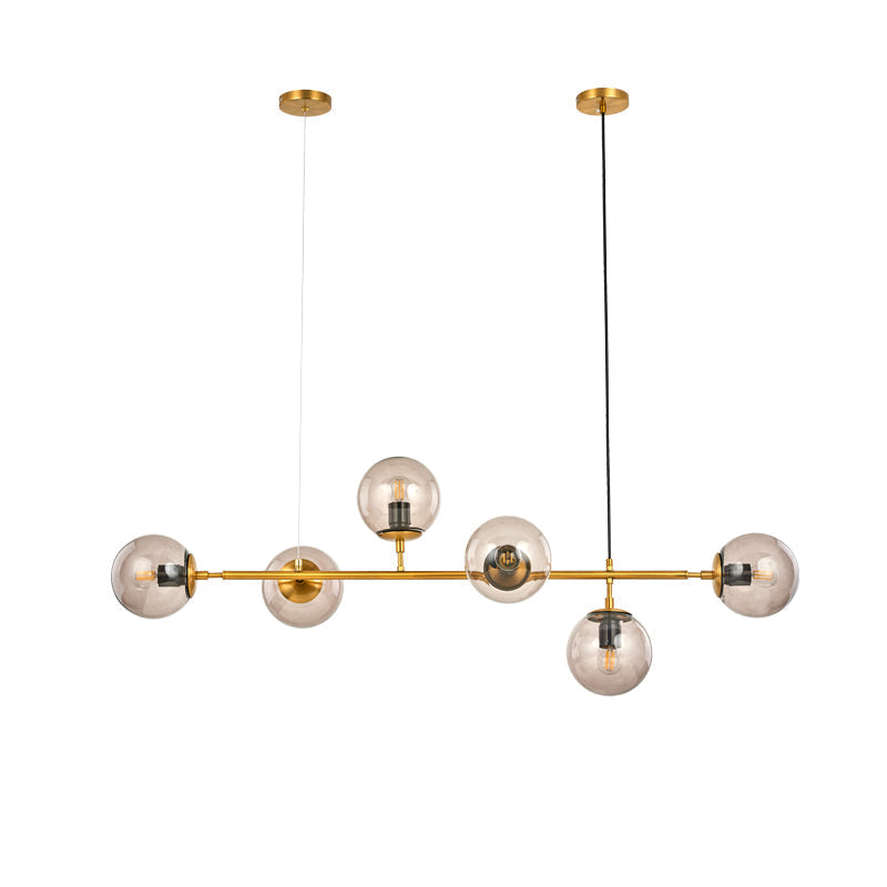 Minimalistische modulaire bolvormige kroonluchter