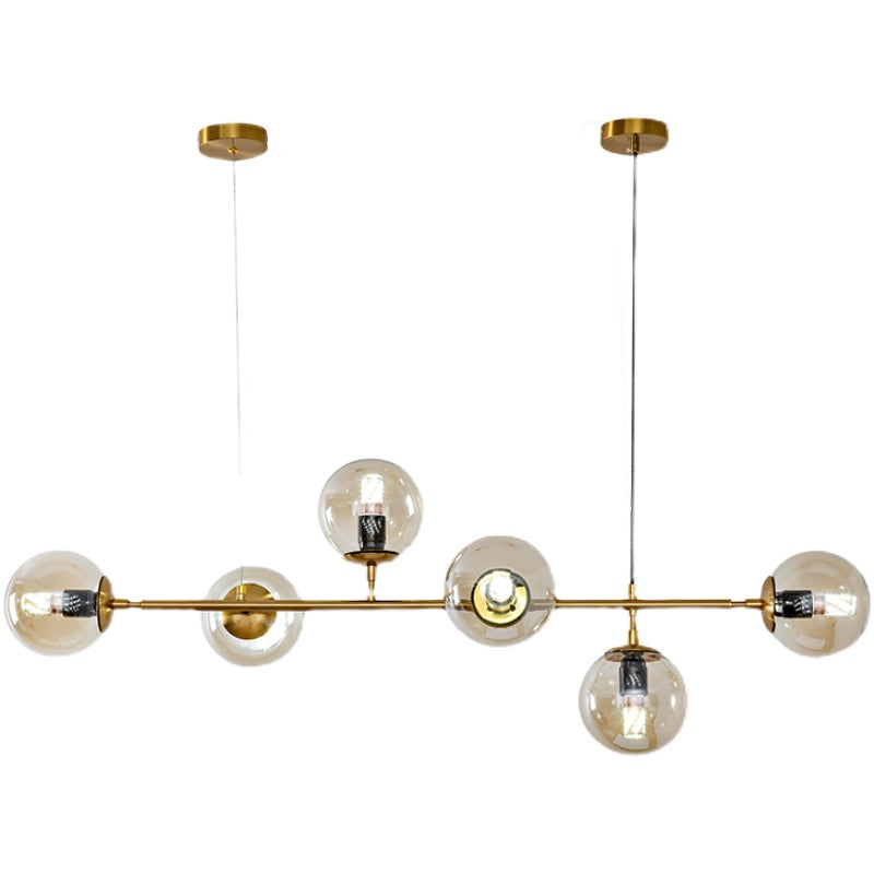 Minimalistische modulaire bolvormige kroonluchter