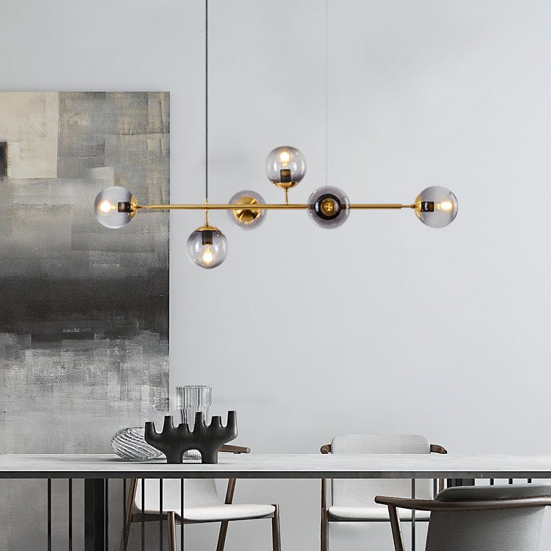 Minimalistische modulaire bolvormige kroonluchter