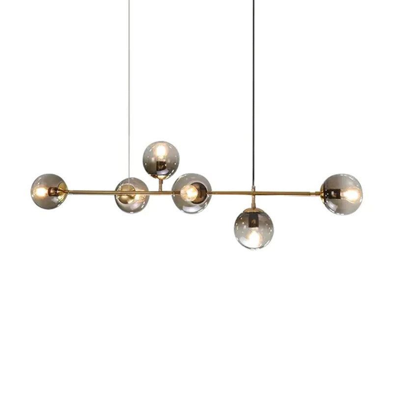 Minimalistische modulaire bolvormige kroonluchter