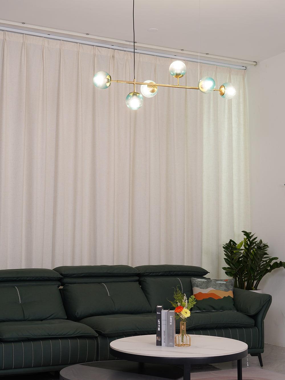 Minimalistische modulaire bolvormige kroonluchter