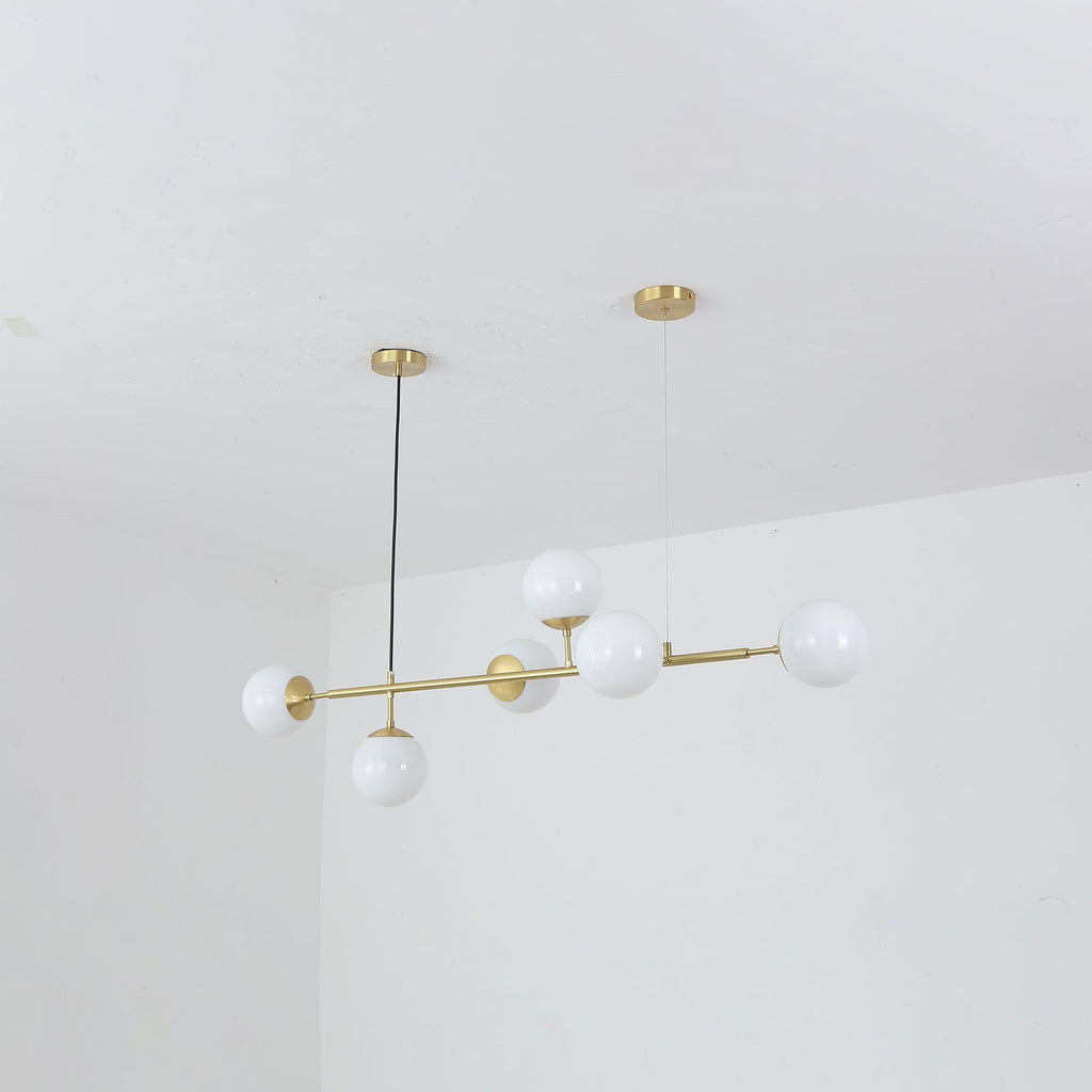 Minimalistische modulaire bolvormige kroonluchter