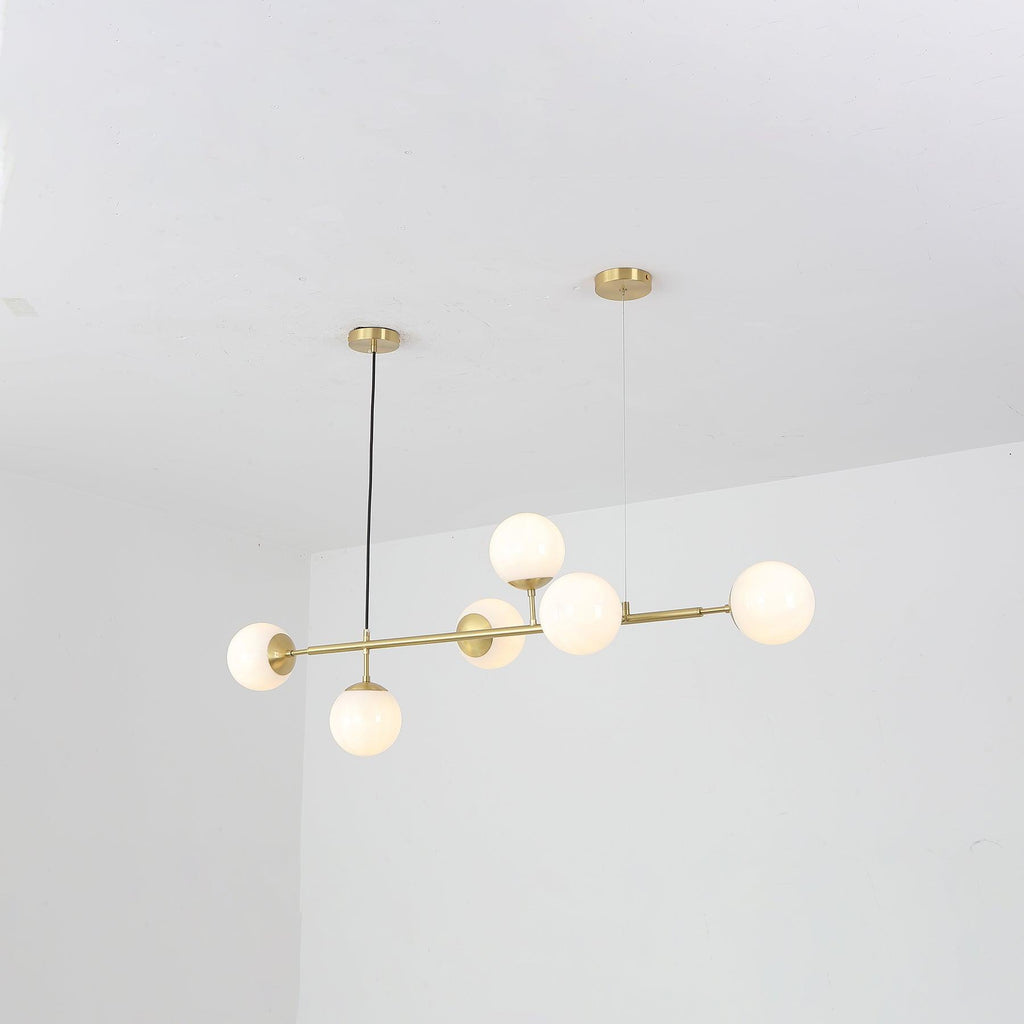 Minimalistische modulaire bolvormige kroonluchter
