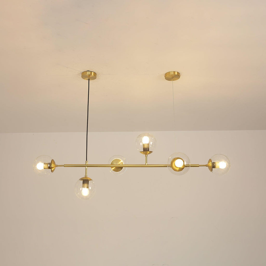 Minimalistische modulaire bolvormige kroonluchter