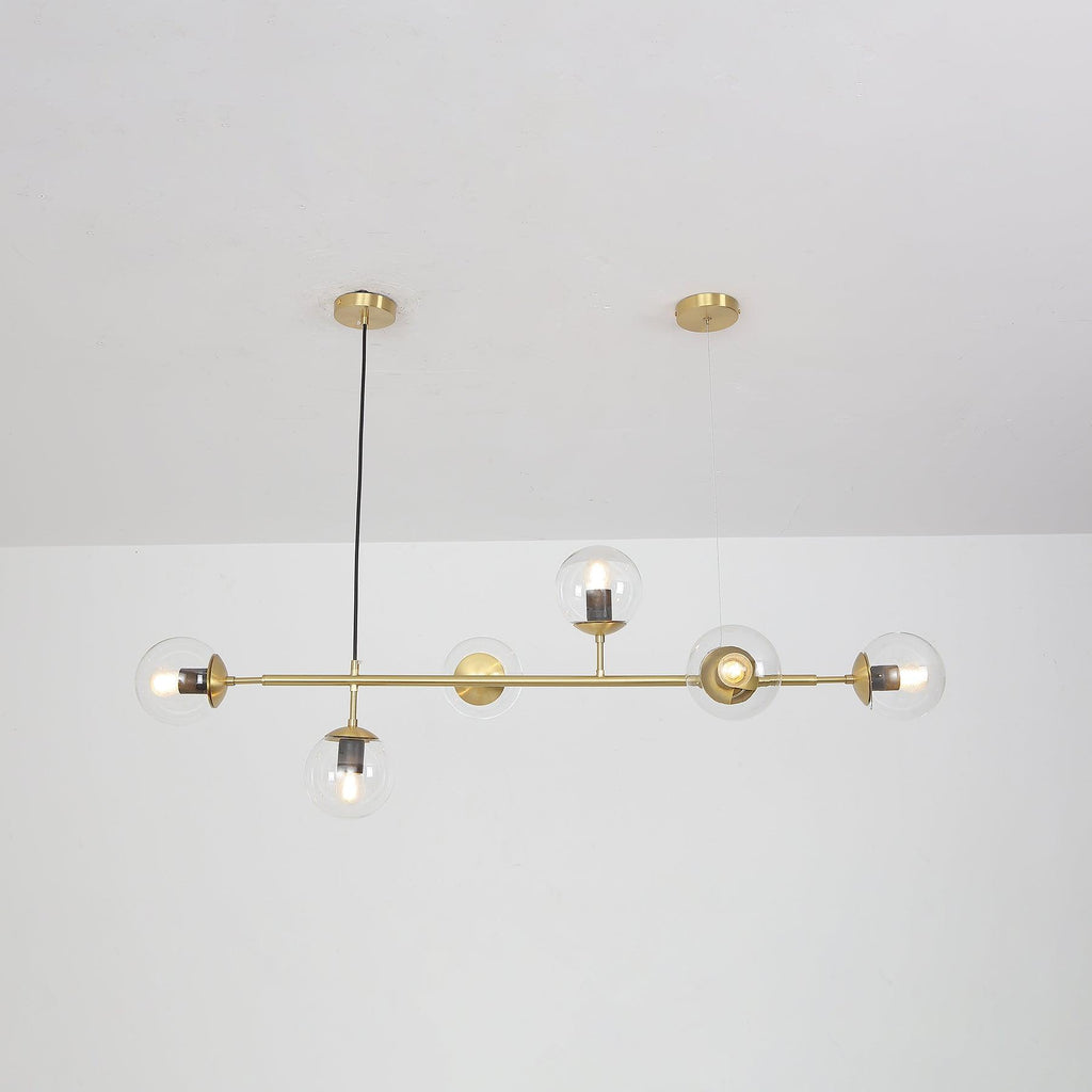Minimalistische modulaire bolvormige kroonluchter