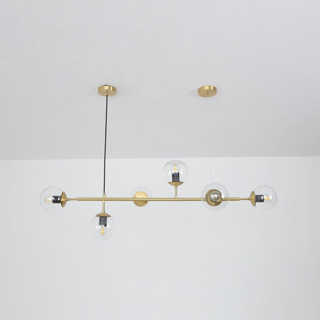 Minimalistische modulaire bolvormige kroonluchter