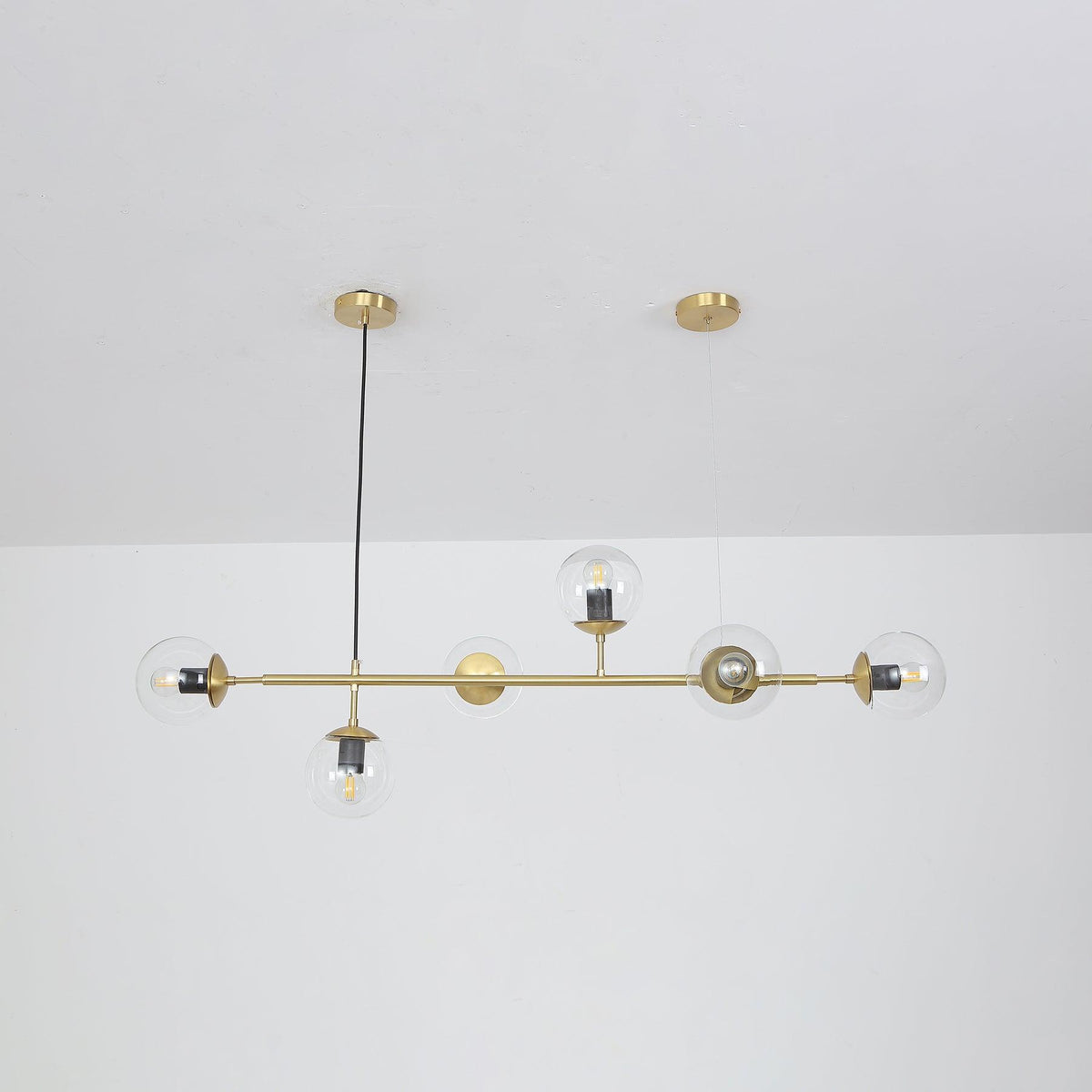 Minimalistische modulaire bolvormige kroonluchter