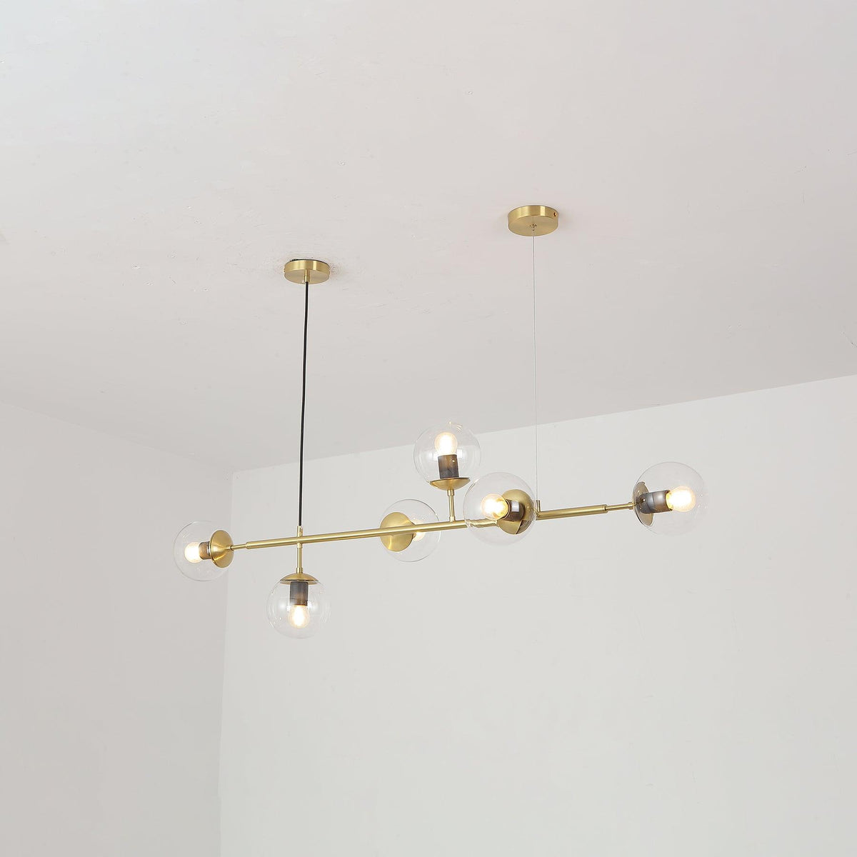 Minimalistische modulaire bolvormige kroonluchter