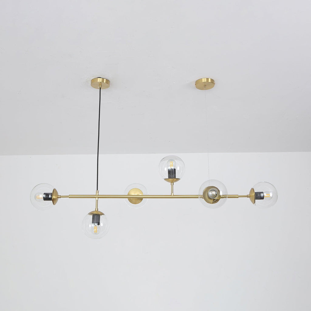 Minimalistische modulaire bolvormige kroonluchter