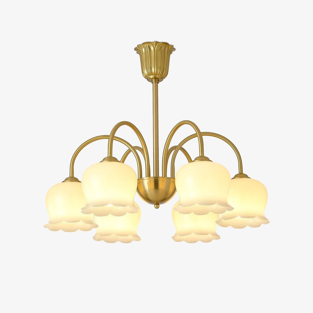 Orchids Brass Chandelier - Lamp Outdoor