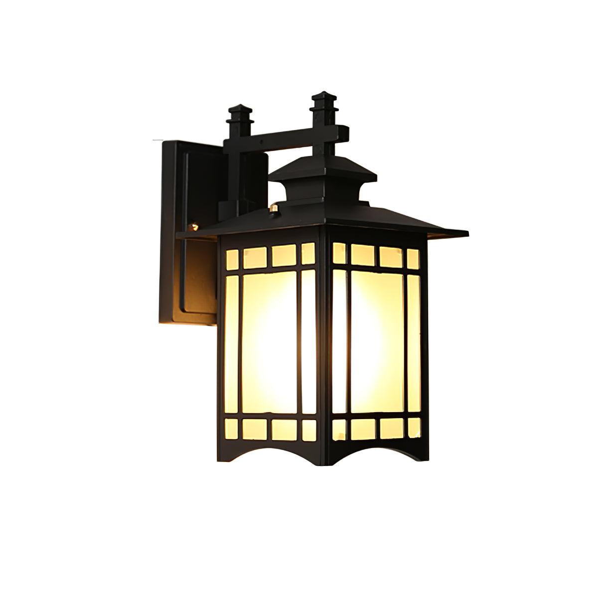 Gerald Elegance House udendørs væglampe i glas — IP65-klassificeret, E27-fatning, 34cm