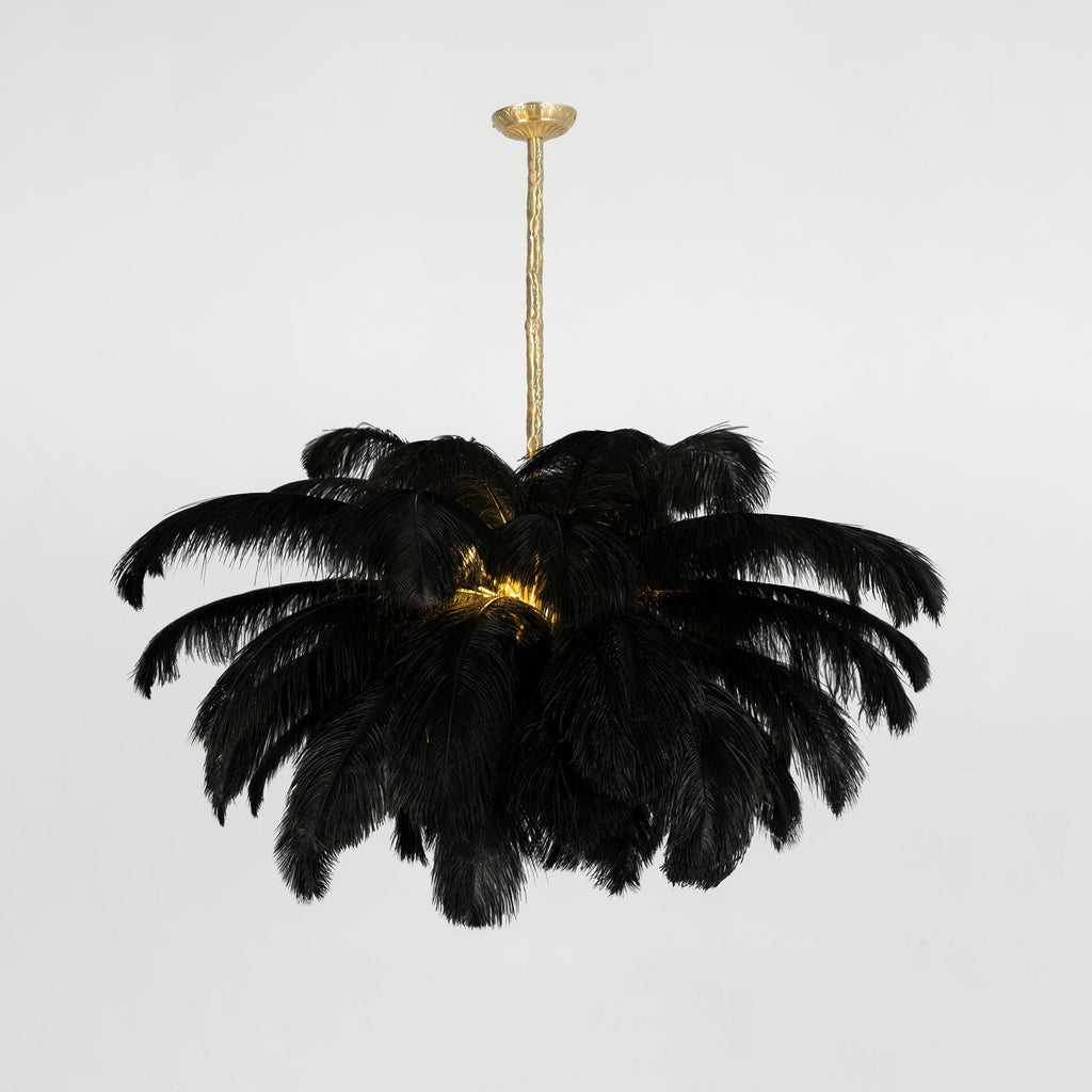 Ostrich Feather Chandeliers - Vakkerlight