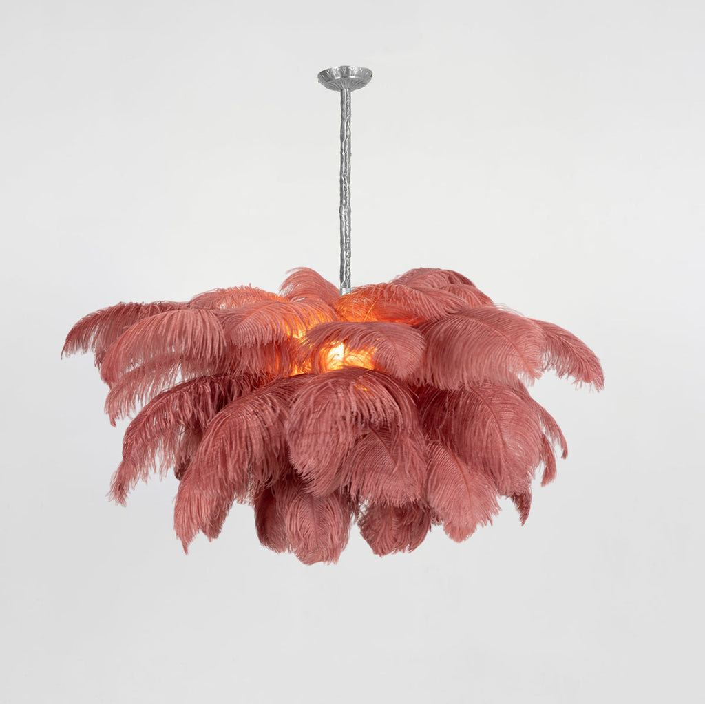 Ostrich Feather Chandeliers - Vakkerlight