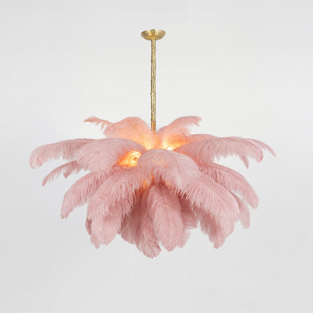Ostrich Feather Chandeliers - Vakkerlight