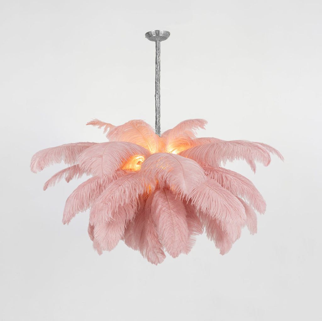 Ostrich Feather Chandeliers - Vakkerlight