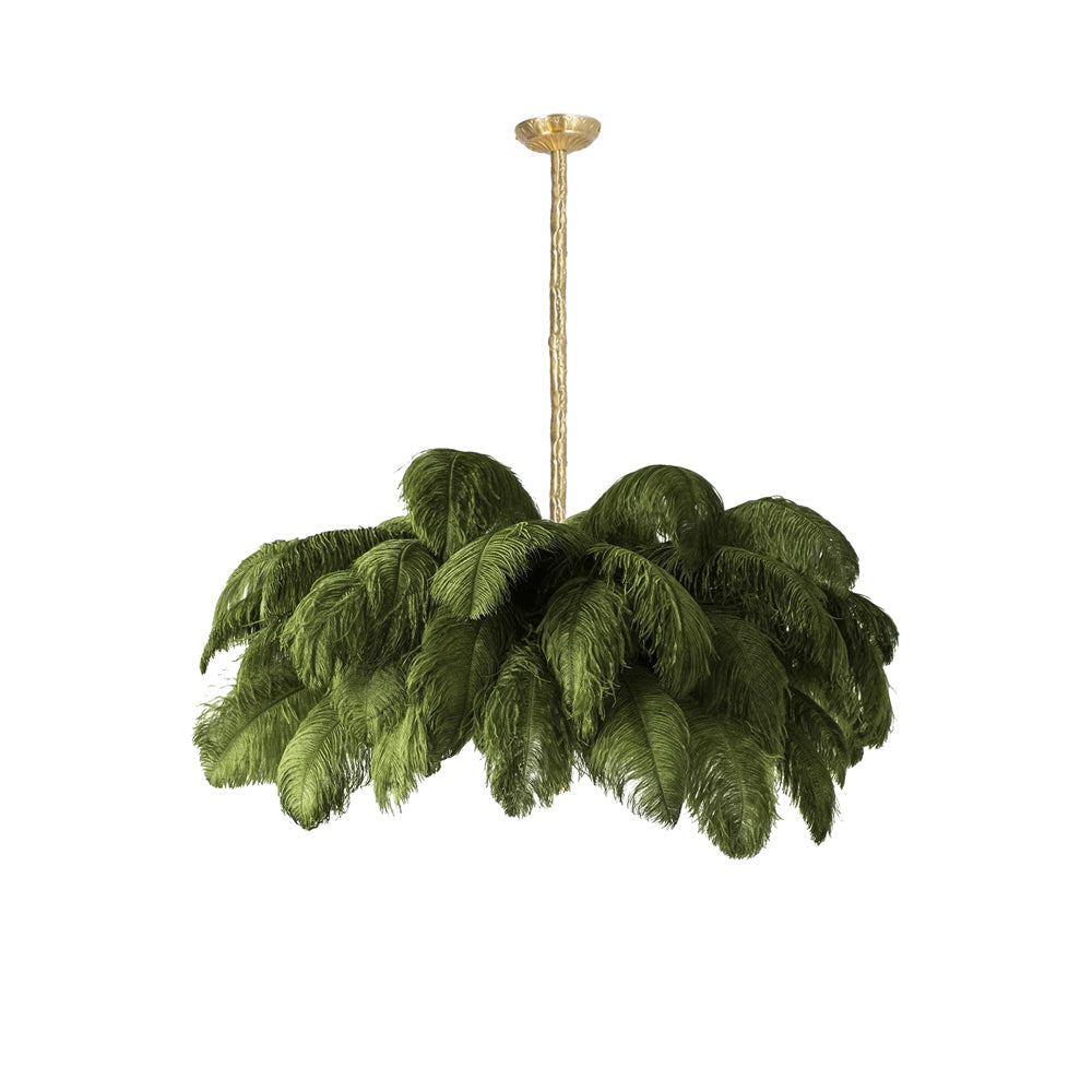 Ostrich Feather Chandelier - Vakkerlight