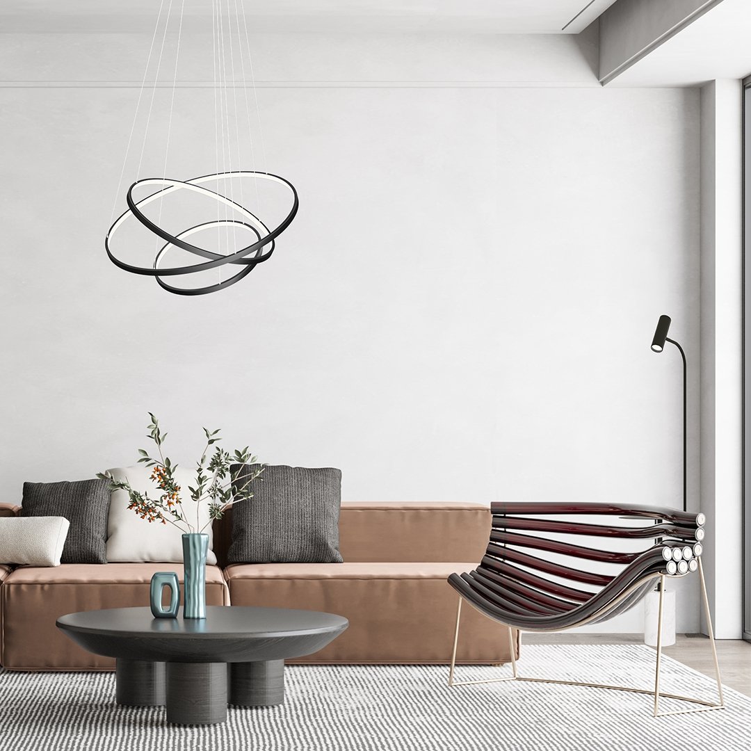 Aurelian Arc LED függeszték távirányítóval, a Celara márkától